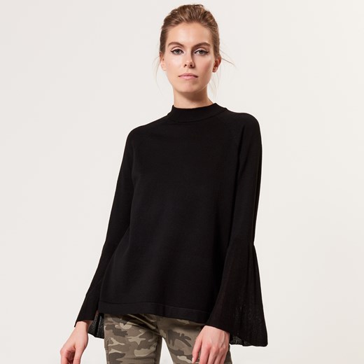 Mohito - Dopasowany sweter z półgolfem - Czarny Mohito czarny L 