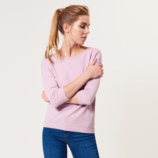 Mohito - Sweter z wiązaniem na plecach - Różowy Mohito rozowy S 