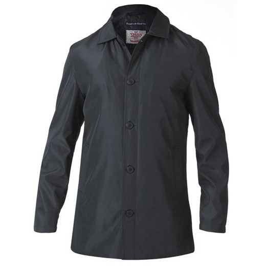 D555 Hampton Płaszcz Męski Czarny Duże Rozmiary szary Duke 4XL wyprzedaż Biggie.PL