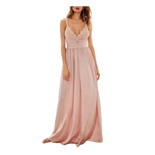 Elegancka długa sukienka XS bezowy M SOTHE Boutique