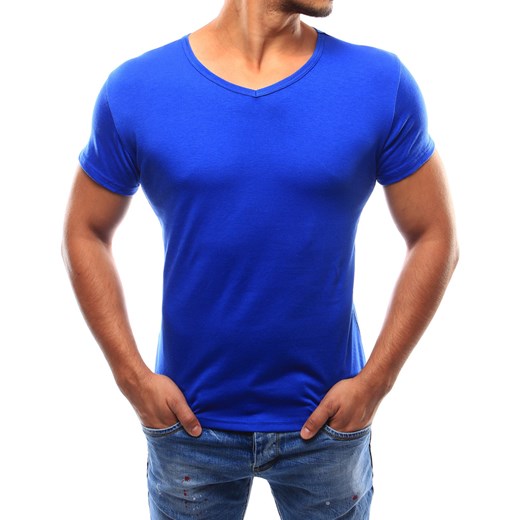 T-shirt męski niebieski (rx2587)  Dstreet M 