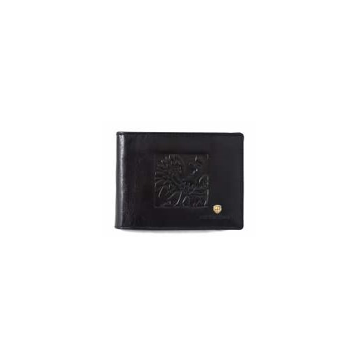 Czarny męski portfel skórzany Peterson 304-02-2-1-1 Peterson czarny  Galmark