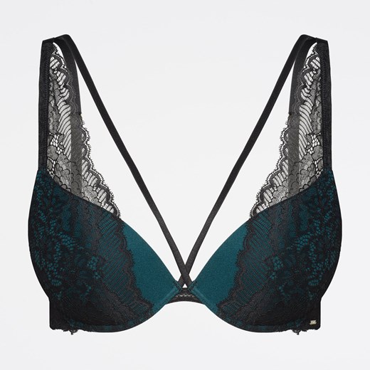 Reserved - Biustonosz push-up - Czarny Reserved czarny 75A