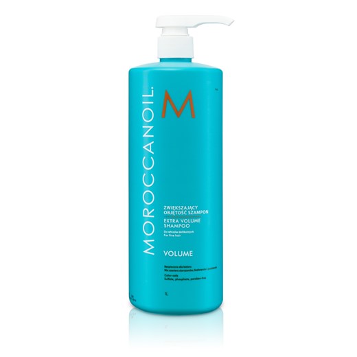 MoroccanOil Extra Volume Organiczny szampon dodający objętości 1000ml - Wysyłka w 24H! Moroccanoil turkusowy  Estyl.pl