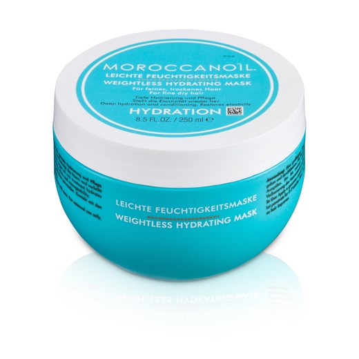 MoroccanOil Weightless Hydrating Mask Organiczna maska do włosów cienkich i suchych 250 ml - Wysyłka w 24H! Moroccanoil turkusowy  Estyl.pl