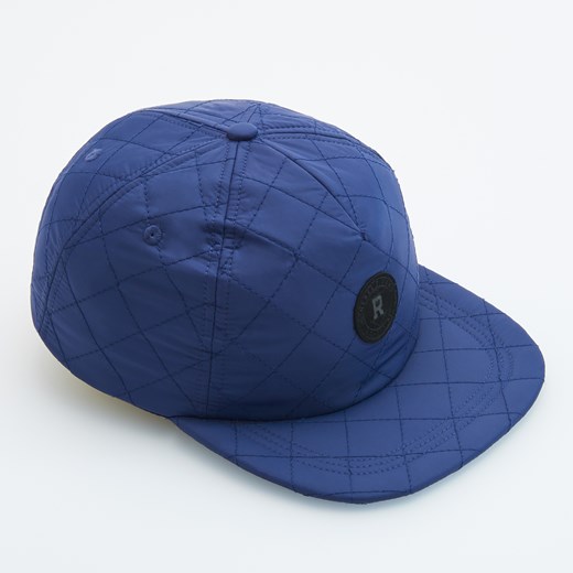 Reserved - Pikowana czapka z daszkiem - Granatowy Reserved niebieski One Size 