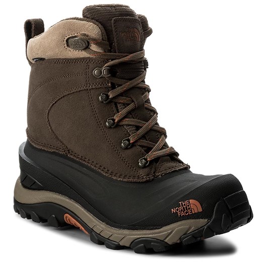 Śniegowce THE NORTH FACE - Chilkat III T939V6YVA Mudpack Brown/Bombay Orange The North Face czarny 43 eobuwie.pl