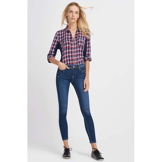 Jeansy skinny comfort fit brazowy ORSAY 38 orsay.com