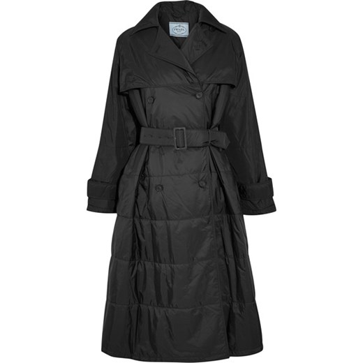 Oversized double-breasted quilted shell coat    NET-A-PORTER