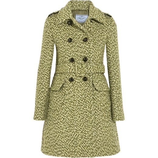 Belted double-breasted tweed coat    NET-A-PORTER