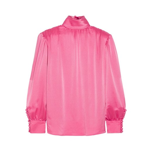 Silk-satin blouse rozowy   NET-A-PORTER