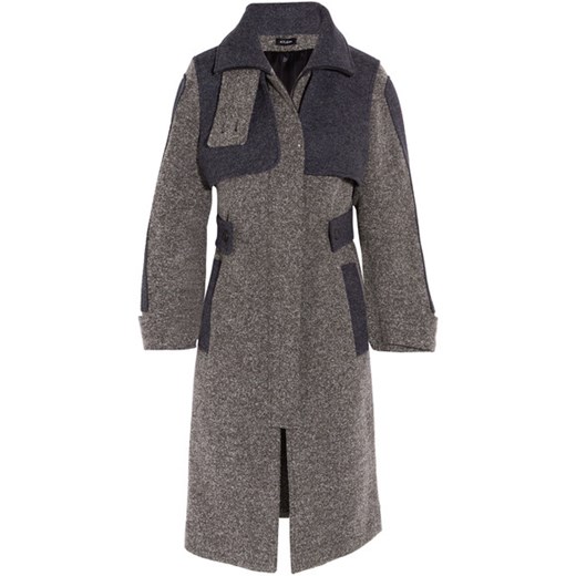 Two-tone wool-blend tweed coat    NET-A-PORTER
