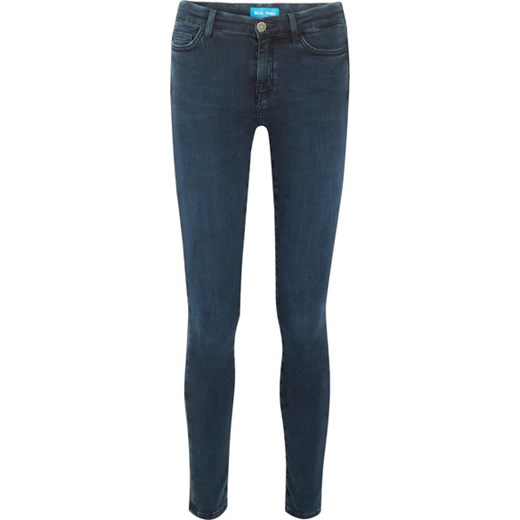 Bodycon mid-rise skinny jeans  niebieski  NET-A-PORTER
