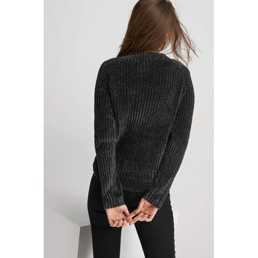 Sweter ze strukturalnym splotem czarny ORSAY XL orsay.com
