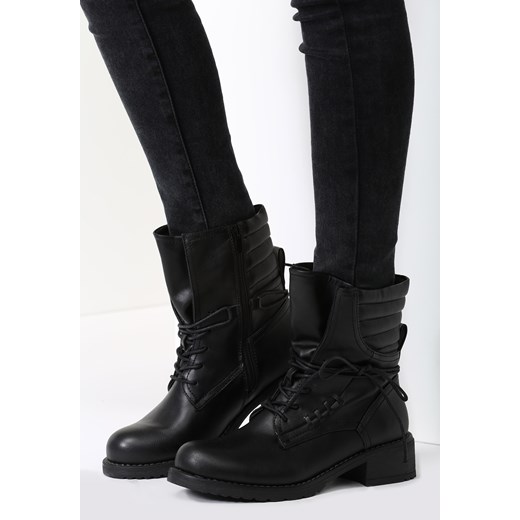 Czarne Botki Stalwart czarny Renee 40 renee.pl