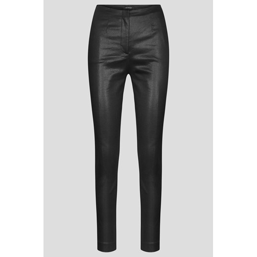 Spodnie z woskowanej tkaniny czarny ORSAY 44 orsay.com