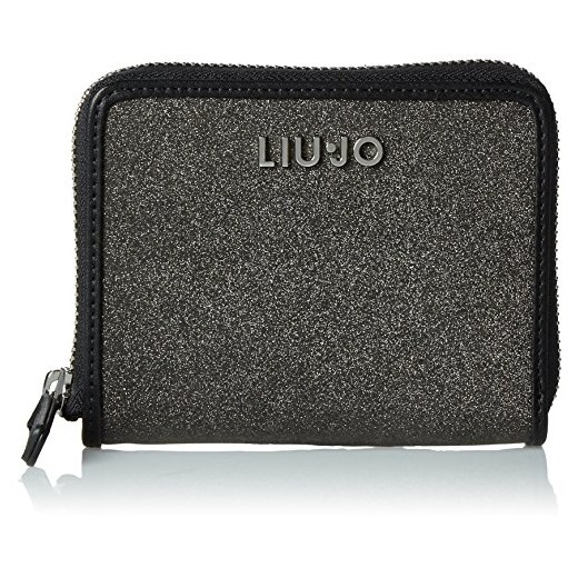 Liu Jo damski portfel fresia Glitter Zip Around, czarne (black), 2.5 x 10 x 13 cm szary Liu Jo sprawdź dostępne rozmiary wyprzedaż Amazon 