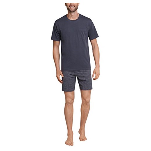 Schiesser męskie dwoma częściowy strój pidżama krótkie - rozowy Schiesser sprawdź dostępne rozmiary Amazon okazja 