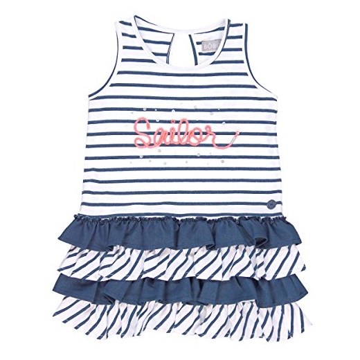 Boboli dziewcząt sukienki Combined Dress for Girl - niebieski Boboli sprawdź dostępne rozmiary promocja Amazon 