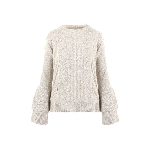Sweter TORN beżowy Vaya bezowy One Size MODOLINE.PL