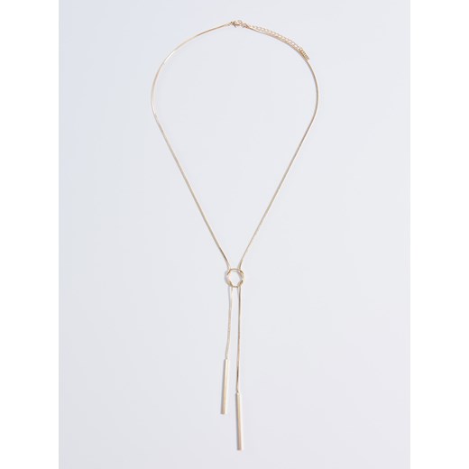 Mohito - Długi minimalistyczny naszyjnik - Złoty  Mohito One Size 