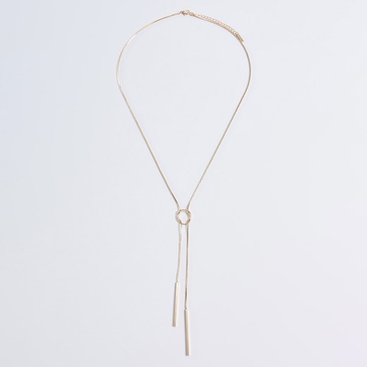 Mohito - Długi minimalistyczny naszyjnik - Złoty  Mohito One Size 