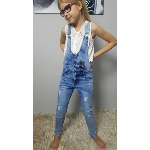 SnowCloud HOT OGRODNICZKI RURKI JEANS DZIURY 8 (122/128) 16 (170/176) Ligari
