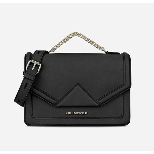 KARL LAGERFELD - TOREBKA LISTONOSZKA CZARNA Karl Lagerfeld szary luxury-fashion.pl