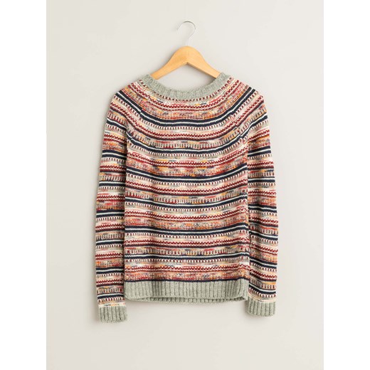SWETER W GÓRALSKI WZÓR rozowy Park Caron 38 Tagless