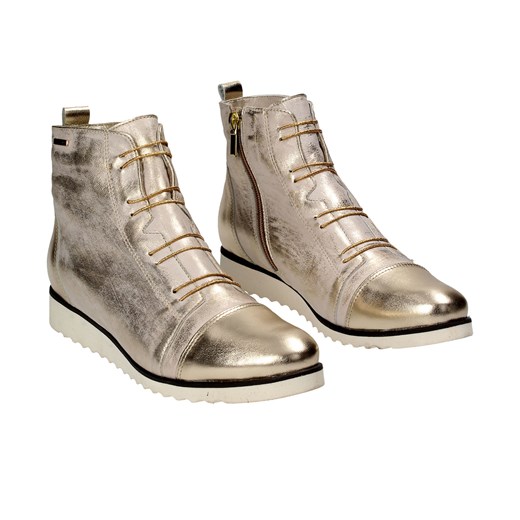 Złote trzewiki damskie WOJTOWICZ Wojtowicz  37 Wojtowicz Awangarda Shoes