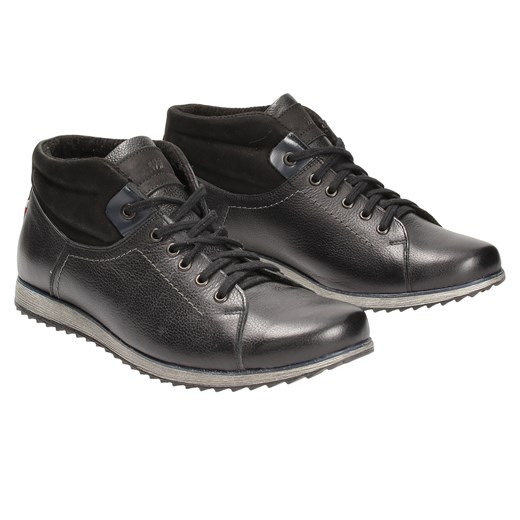 Czarne trzewiki męskie WOJTOWICZ Wojtowicz 44 Wojtowicz Awangarda Shoes