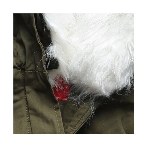 PŁASZCZ PARKA Z FUTERKIEM I KAPTUREM A7 KHAKI netmoda.pl w PŁASZCZ PARKA Z FUTERKIEM I KAPTUREM A7 KHAKI netmoda.pl w
