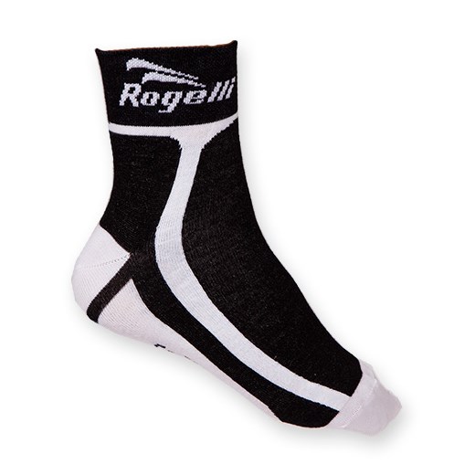 ROGELLI RCS-03 - COOLMAX  - skarpety rowerowe, czarno-białe