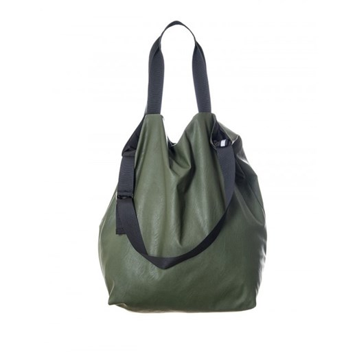 Torba dwustronna ze skóry ekologicznej Twin Bottle Green Czajkowski bialy OneSize showroom.pl
