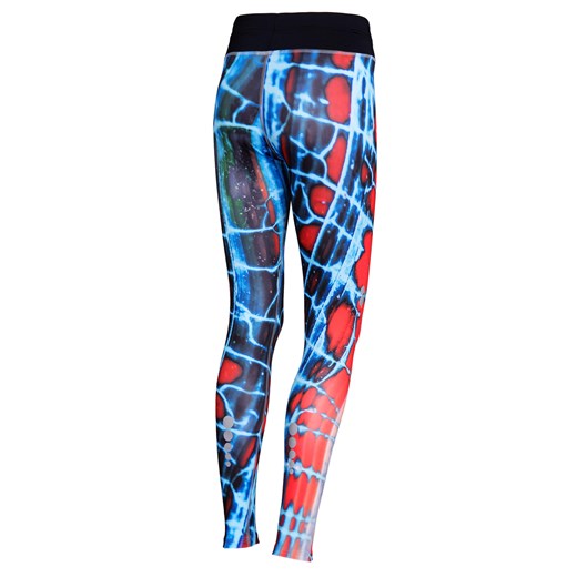 Kolorowe Legginsy Do Biegania z Pasem Red Agate - OSLP-91 niebieski Nessi Sportswear M/L