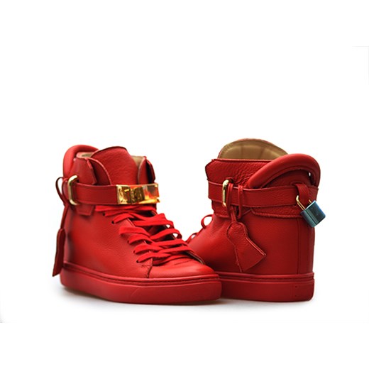 Sneakersy Neścior 022-B Czerwony R lico