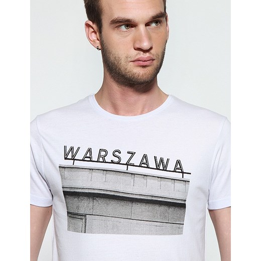 Koszulka MOHOGANY WAW 0317 Biały  rozowy M promocyjna cena  