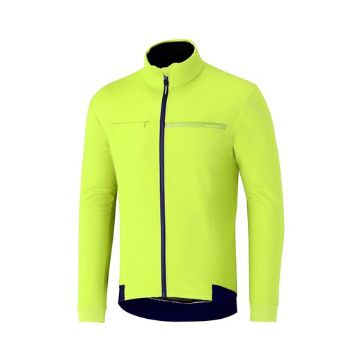 SHIMANO WINDBREAK zimowa kurtka rowerowa, fluor ECWJAPWQS22 Shimano M okazja MikeSport