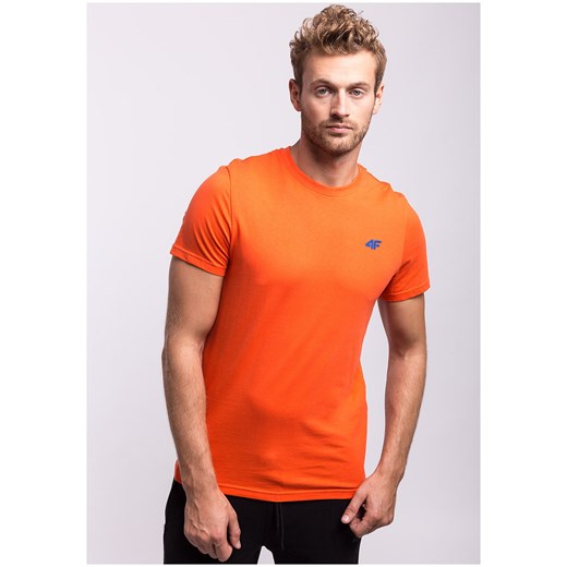 T-shirt męski TSM001z - pomarańcz 4F   