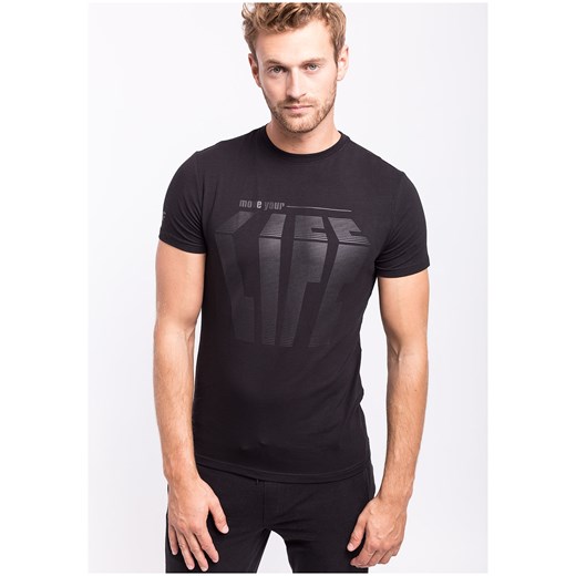 T-shirt męski TSM202Z - czarny  4F  