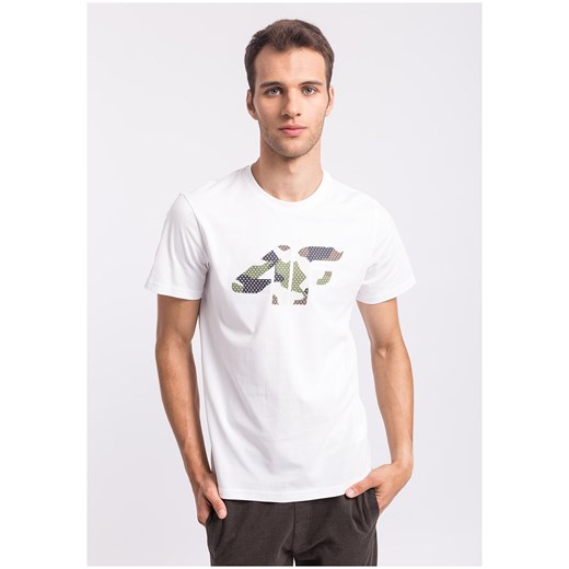 T-shirt męski TSM216z - biały 4F   