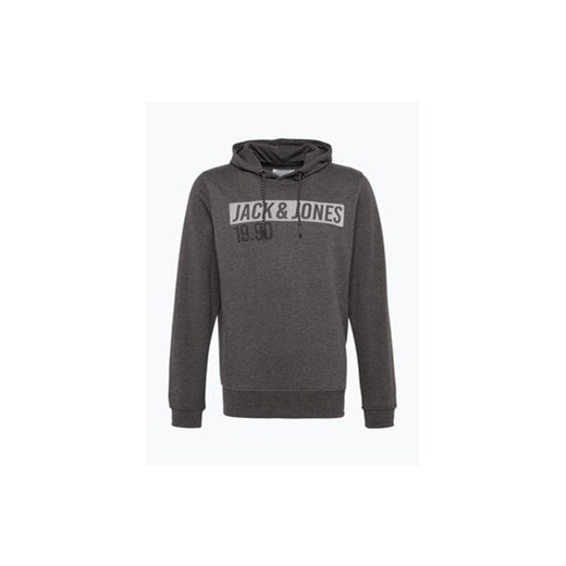 Jack & Jones - Męska bluza nierozpinana – Jcowilly, czarny Jack & Jones szary XL vangraaf