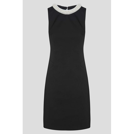 Ołówkowa sukienka z perełkami czarny ORSAY 38 orsay.com