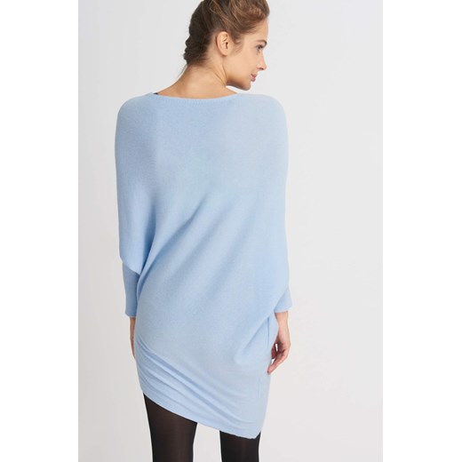 Asymetryczny sweter nietoperz ORSAY niebieski M orsay.com