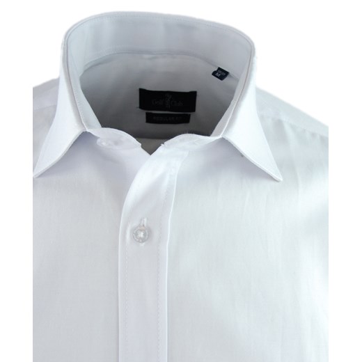 Koszula męska z długim rękawem w kolorze białym 035   3XL wyprzedaż anmir.pl 