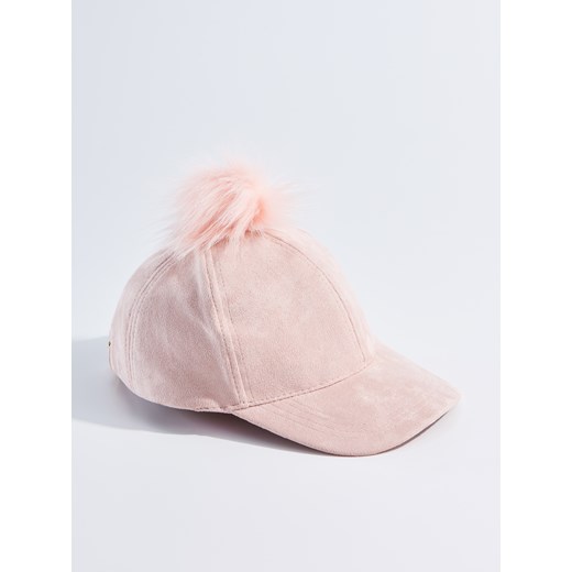 Mohito - Damska czapka z daszkiem little princess - Różowy
