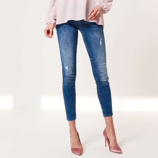 Mohito - Jeansy high waist - Niebieski Mohito 38
