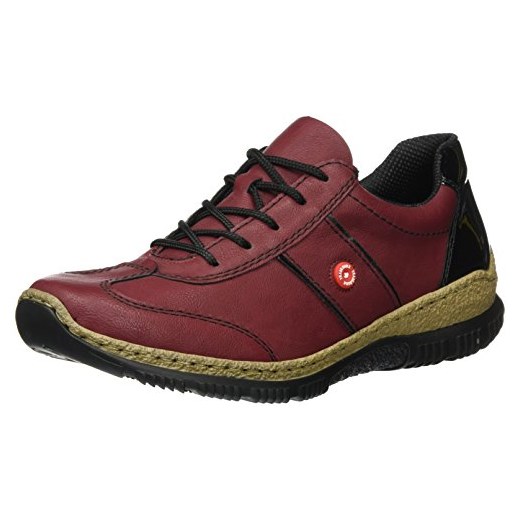Rieker Damskie n3220 Sneaker, kolor: czerwony Rieker czerwony sprawdź dostępne rozmiary okazja Amazon 