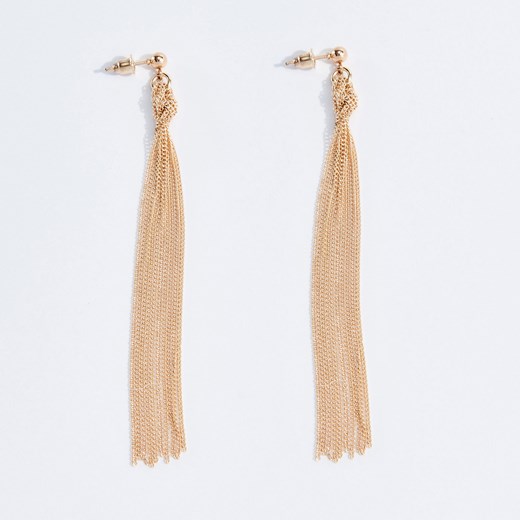 Mohito - Earrings - Złoty Mohito brazowy One Size 