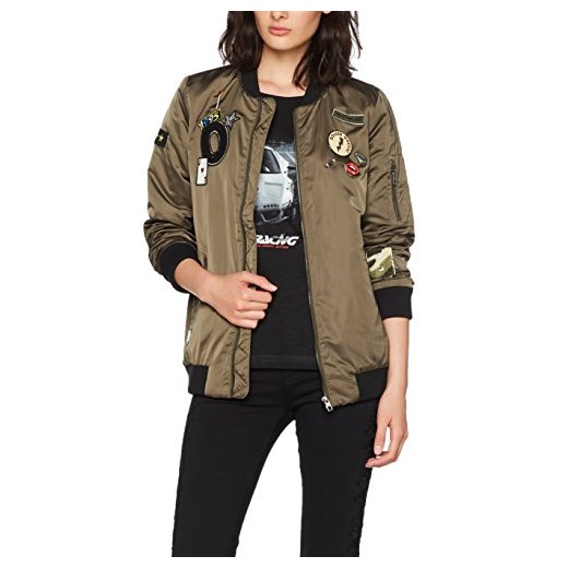Only damska kurtka Interactive sabell Bomber Jacket otw -  bluza 34 (rozmiar producenta: XS) brazowy Only sprawdź dostępne rozmiary Amazon